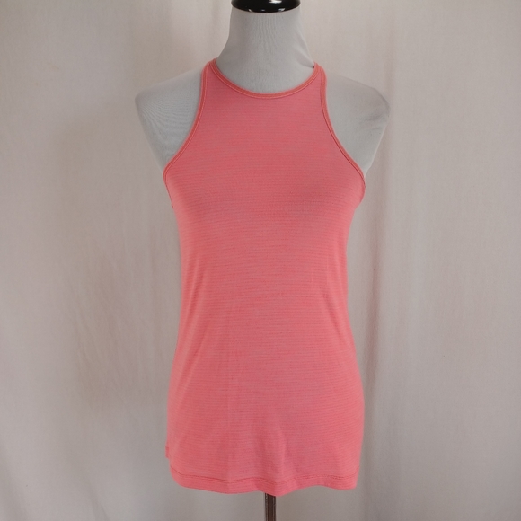 Lululemon Pink High Neck Tank Top - Picture 1 of 7